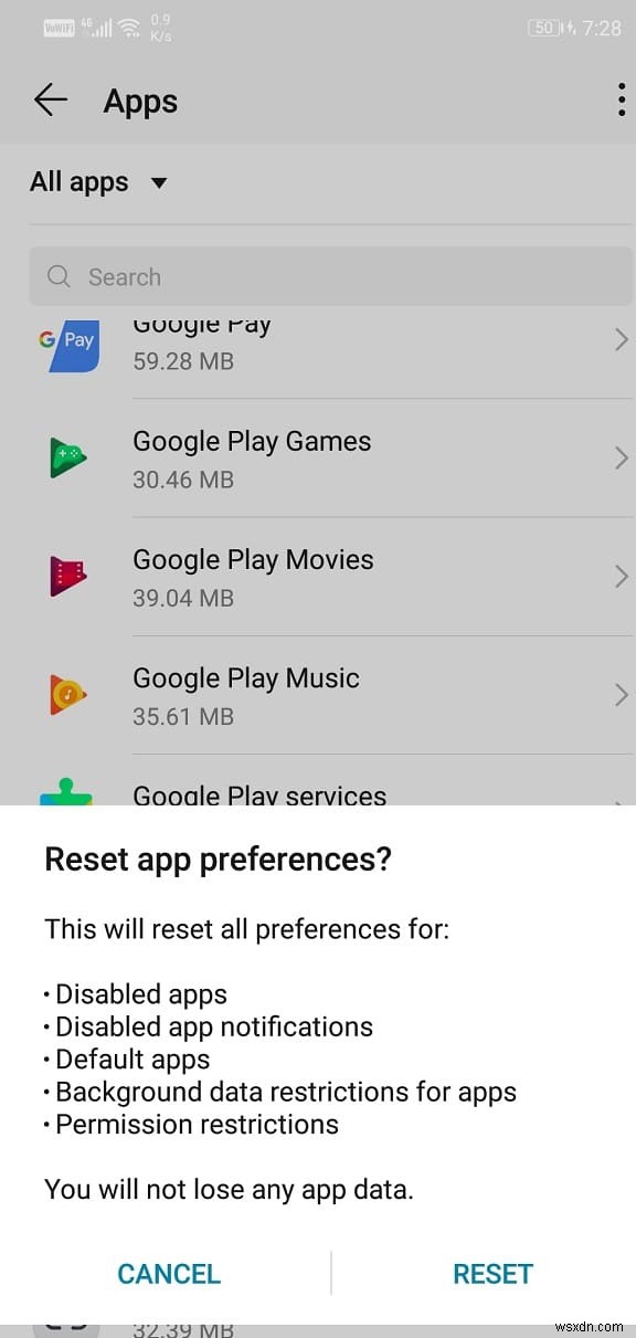 残念ながら Google Play サービスが動作を停止したというエラーを修正