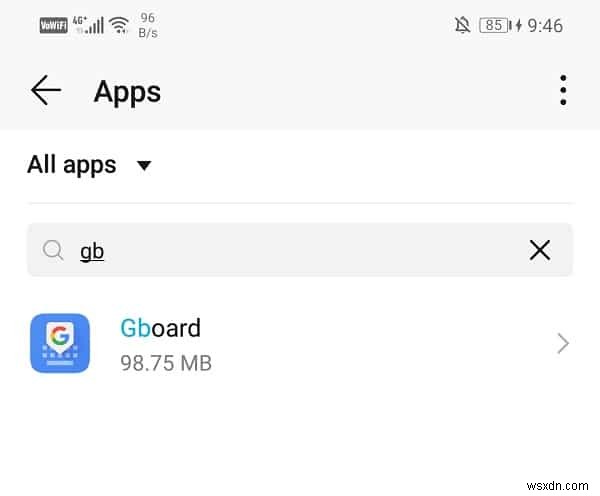 Android で Gboard がクラッシュし続ける問題を修正