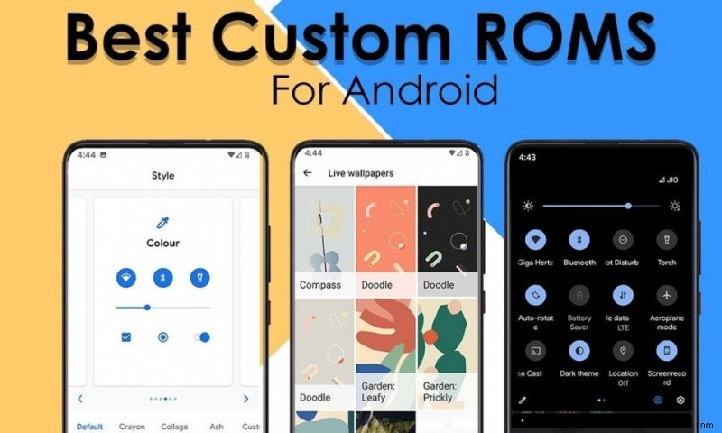 Android スマートフォンのカスタマイズに最適なカスタム ROM