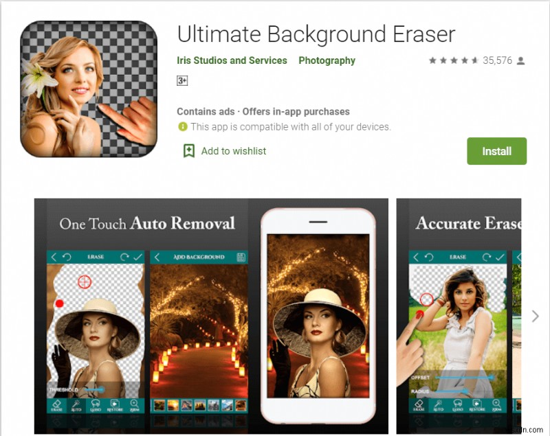 Android の画像から背景を削除する 8 つのアプリ