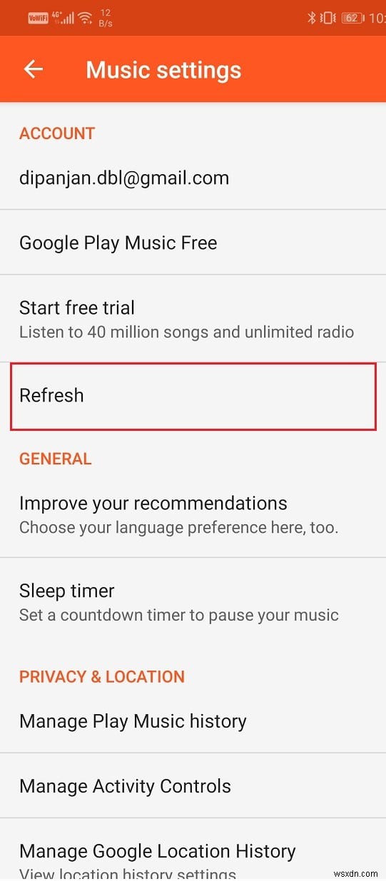 Google Play Music がクラッシュし続ける問題を修正