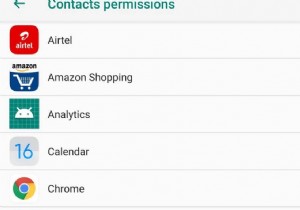 Android Phone で連絡先を開けない問題を修正
