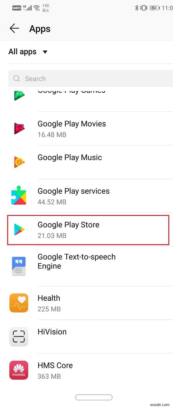 Google Play ストアが Wi-Fi の待機中にスタックする問題を修正