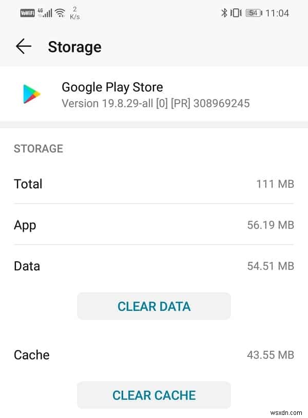 Google Play ストアが Wi-Fi の待機中にスタックする問題を修正