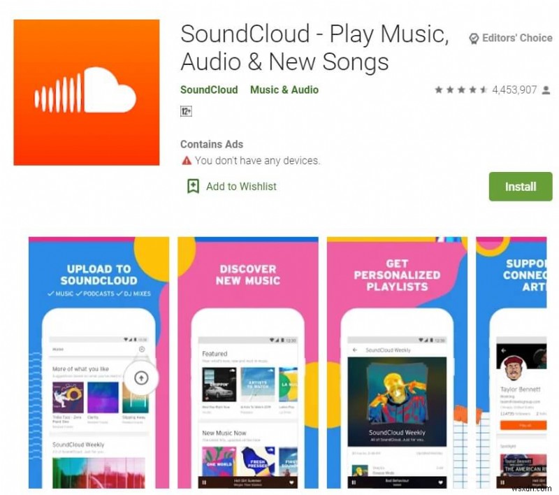 Android 向け無料ミュージック ダウンローダー アプリ トップ 10