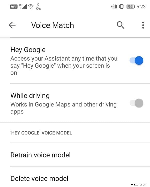 画面がオフのときに OK Google を使用する方法