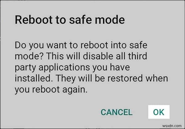 Android でセーフ モードをオフにする方法