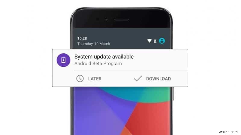 Android で OTA 通知を無効にする方法