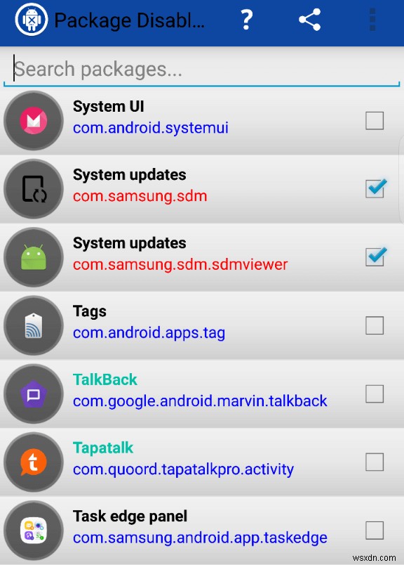 Android で OTA 通知を無効にする方法