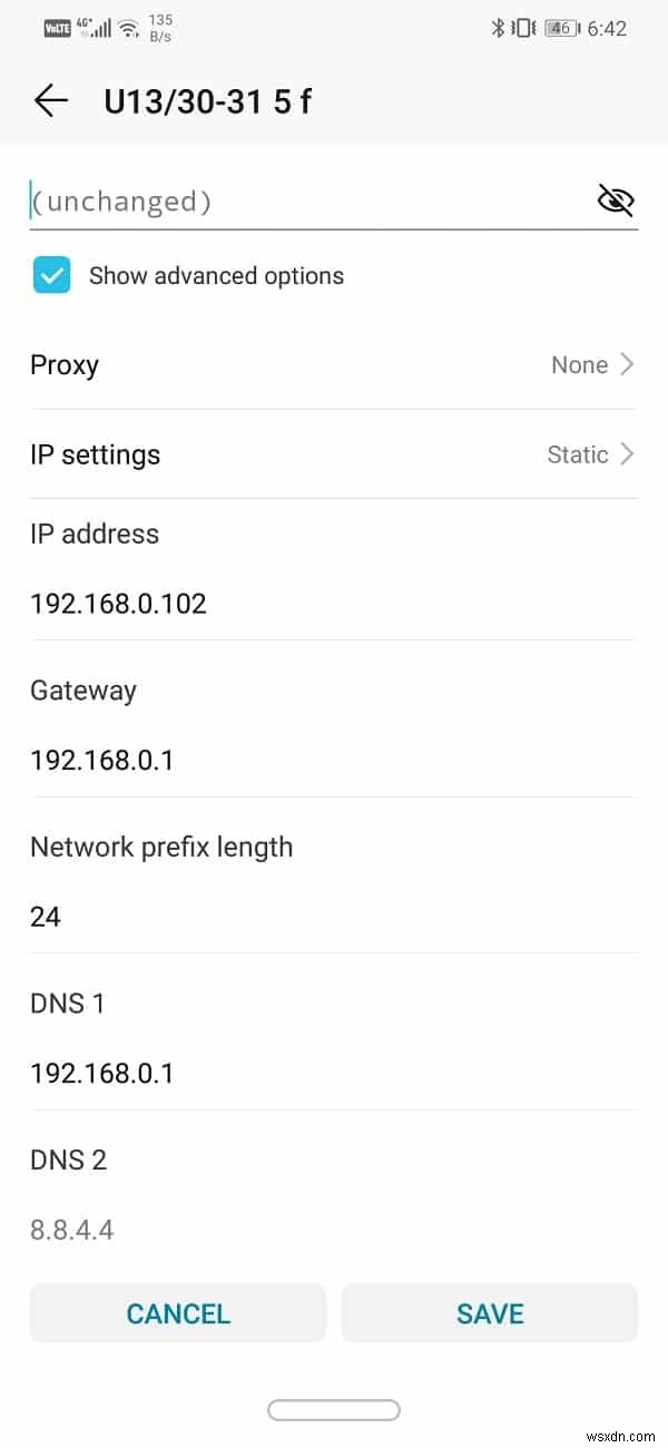 Android の WiFi 認証エラーを修正