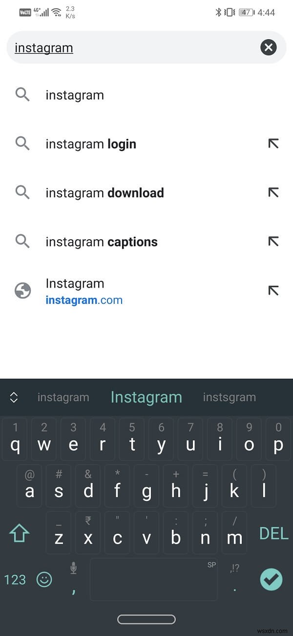 Android で Instagram がフィードを更新できなかったというエラーを修正