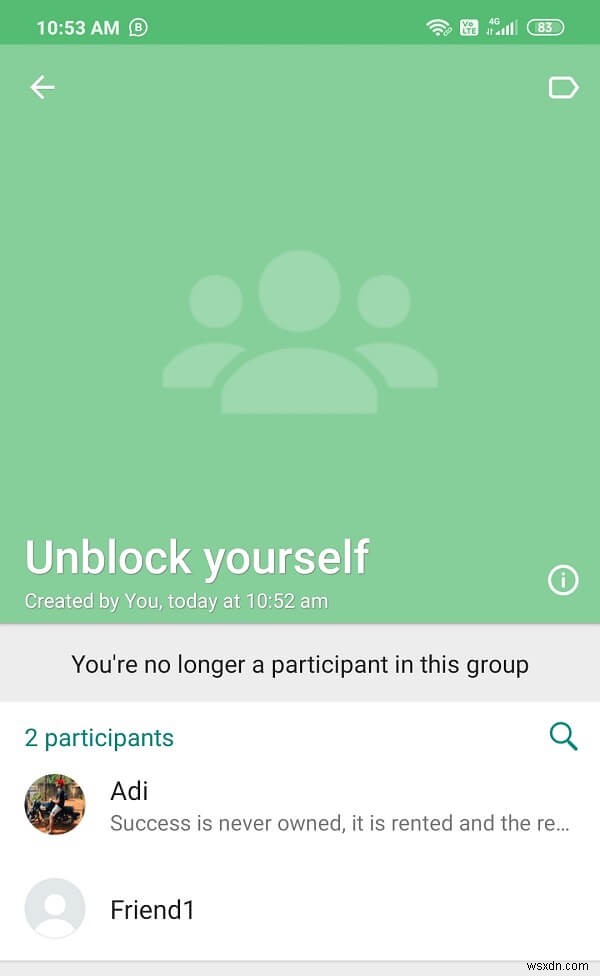 ブロックされたときに WhatsApp でブロックを解除する方法