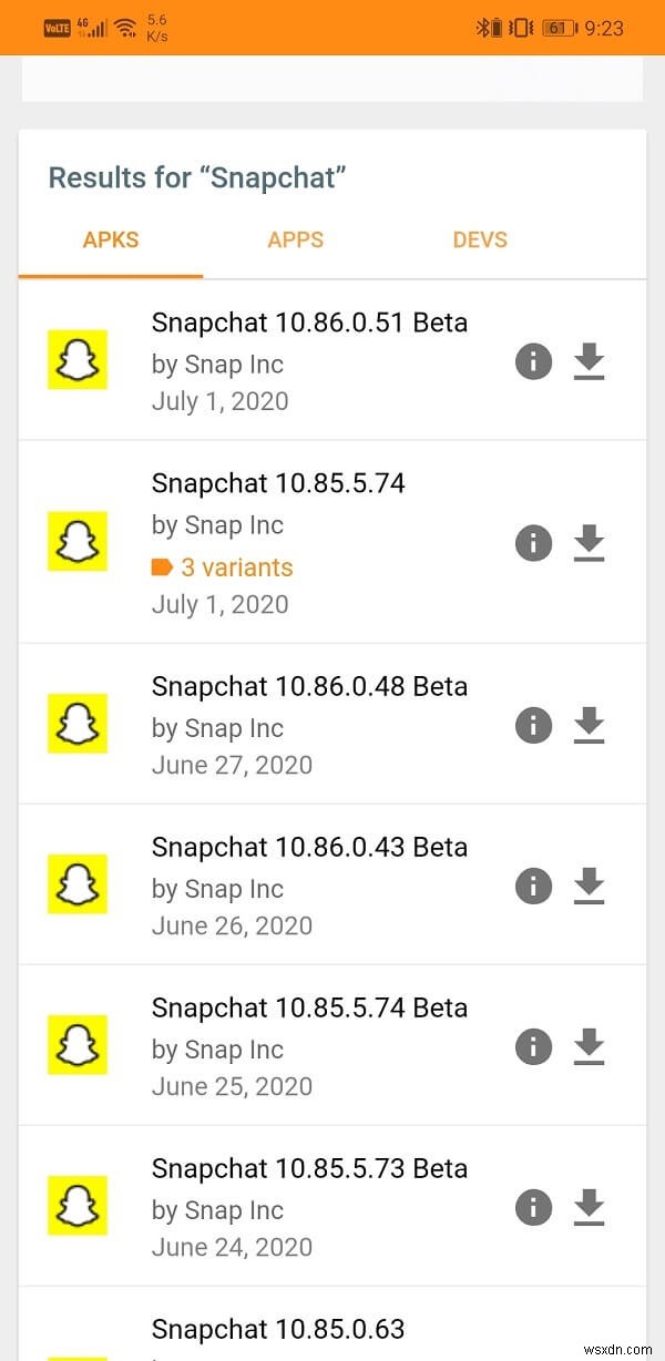 Android での Snapchat の遅延またはクラッシュの問題を修正