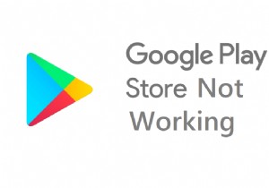 Google Play ストアのエラーを修正する方法