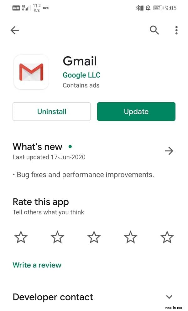 Android で Gmail がメールを送信しない問題を修正