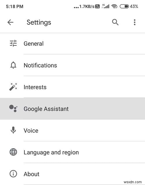 Android Phone で OK Google をオンにする方法