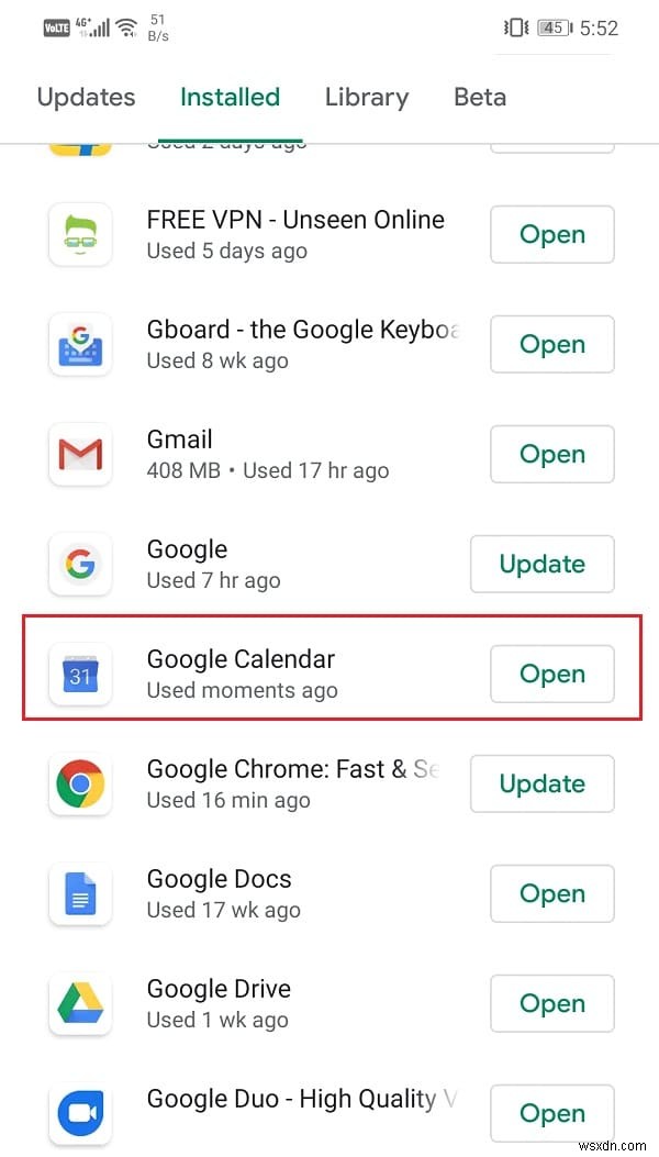 Android で Google カレンダーが同期しない問題を修正