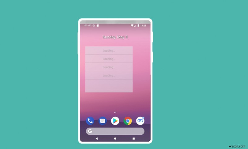 Android でウィジェットをロードする際の問題を修正