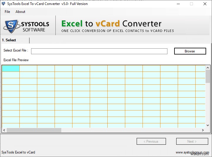 Excel (.xls) ファイルを vCard (.vcf) ファイルに変換する方法