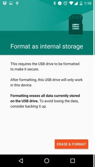 Android 内部ストレージから SD カードにファイルを転送する方法