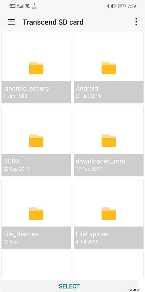 Android 携帯の SD カードに写真を保存する方法