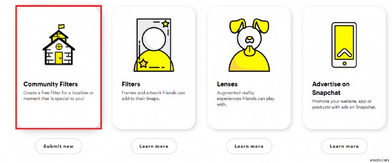 Snapchatで場所にタグを付ける方法 