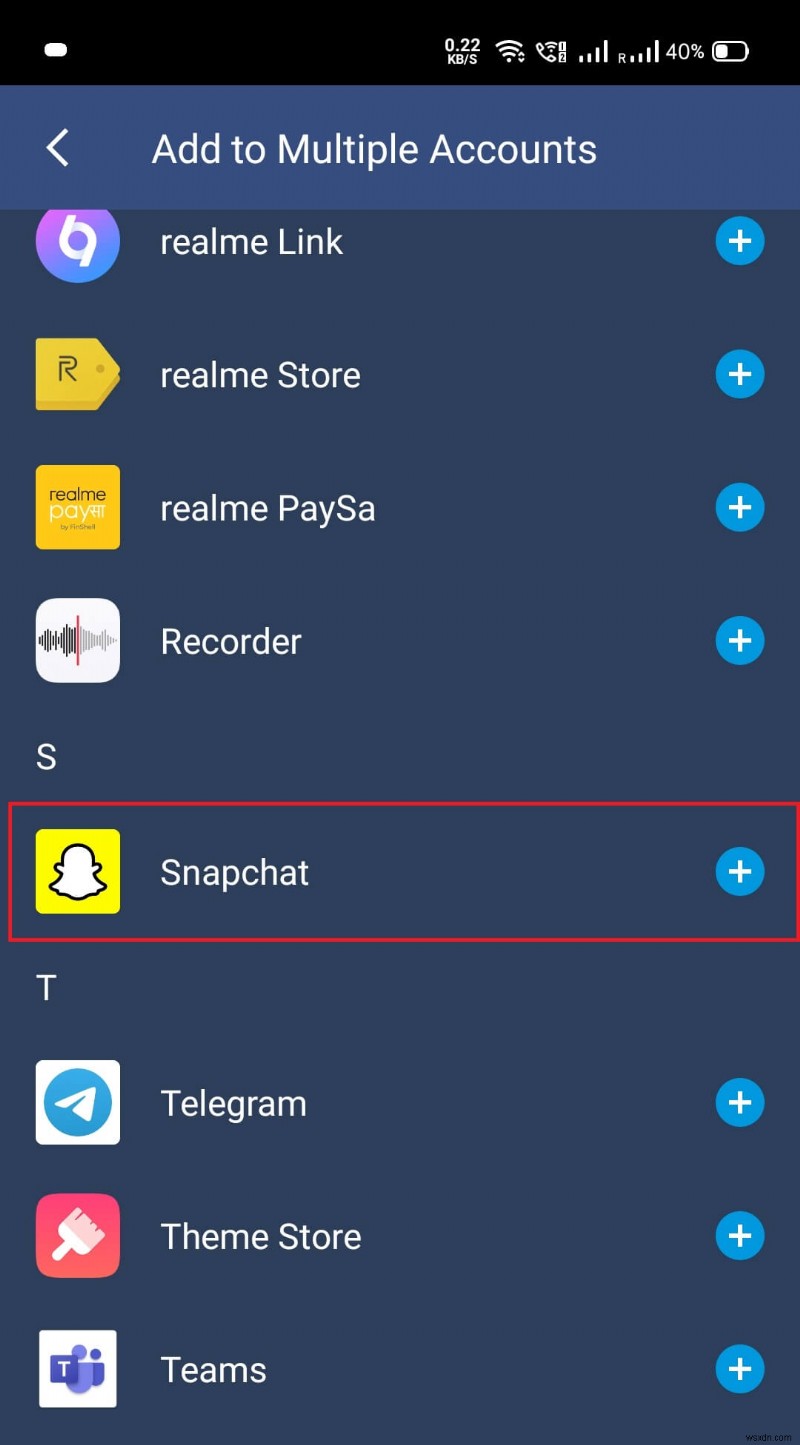 1 台の Android フォンで 2 つの Snapchat アカウントを実行する方法