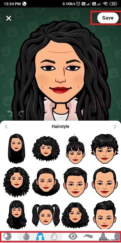 Snapchat で Bitmoji Selfie を変更する方法