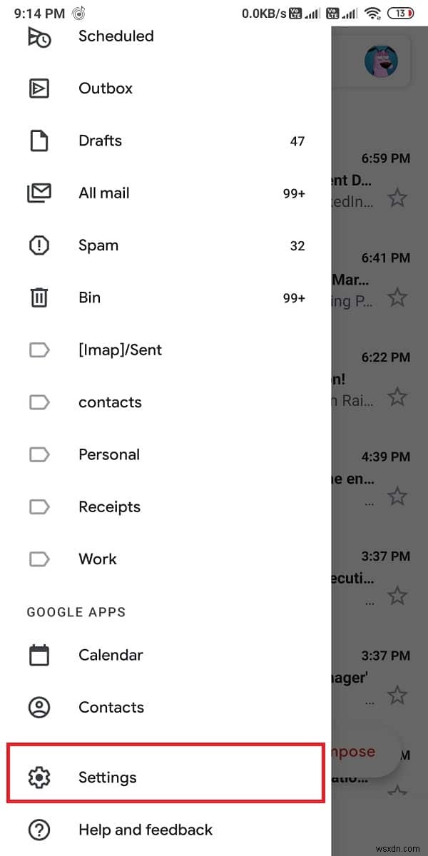 Gmail Queued and Failed エラーを修正する方法