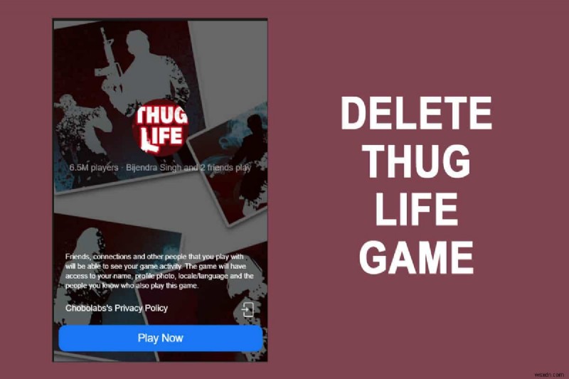 Facebook Messenger から Thug Life ゲームを削除する方法