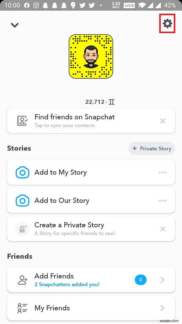 Snapchat で親友を削除する方法