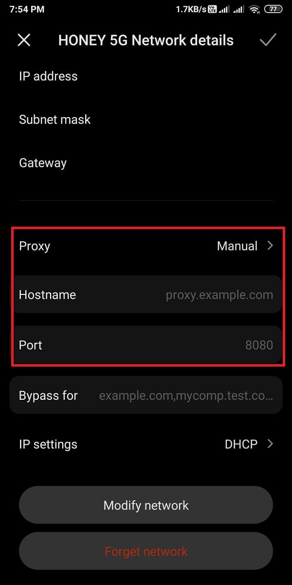 Android で IP アドレスを非表示にする方法