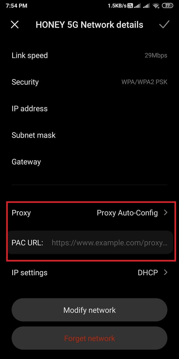 Android で IP アドレスを非表示にする方法