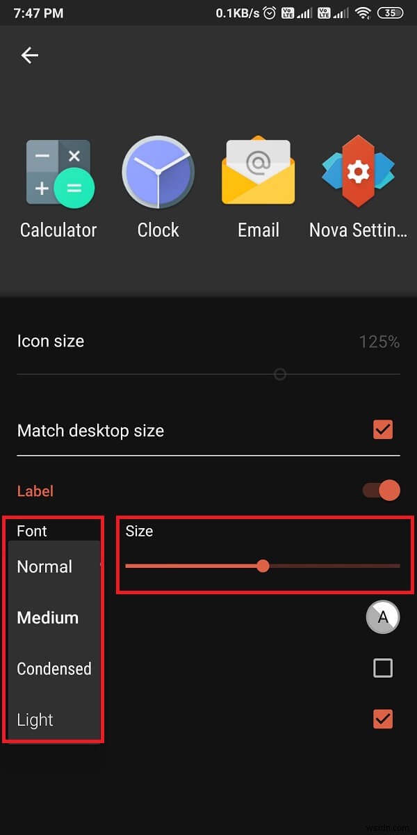 Android スマートフォンでフォント タイプを変更する方法