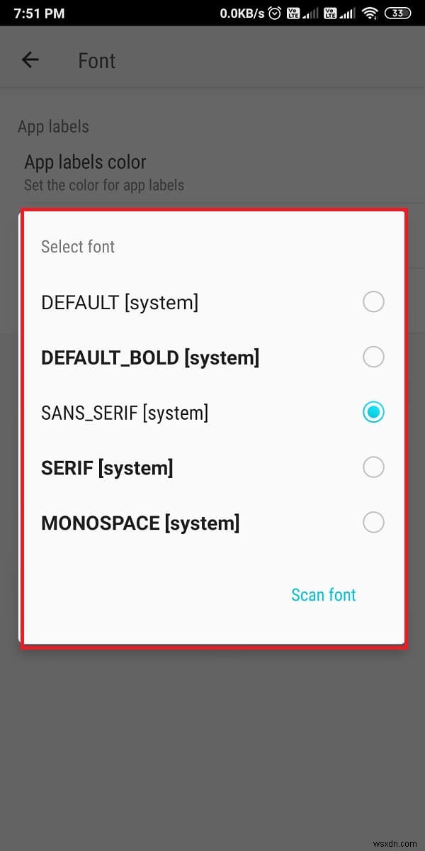 Android スマートフォンでフォント タイプを変更する方法