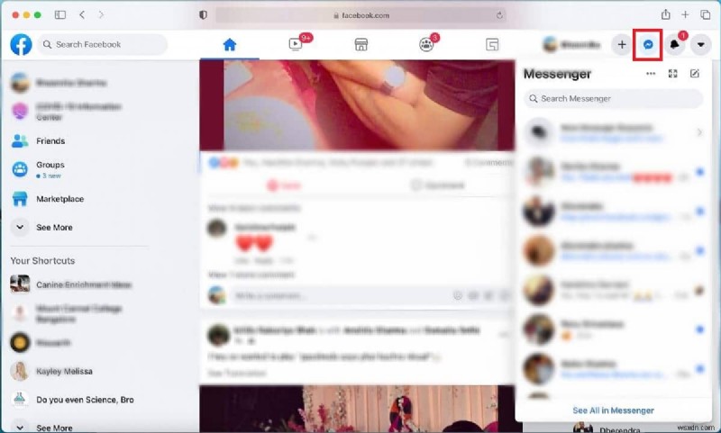 Messenger のメッセージを無視および無視しない方法