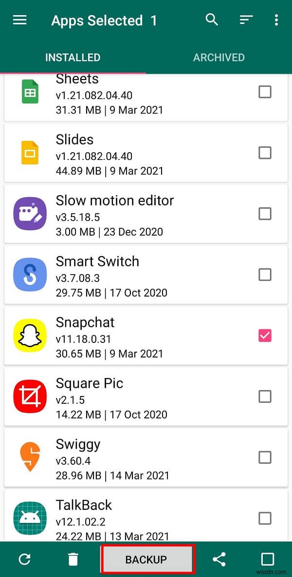 Android で Snapchat アップデートを削除する方法