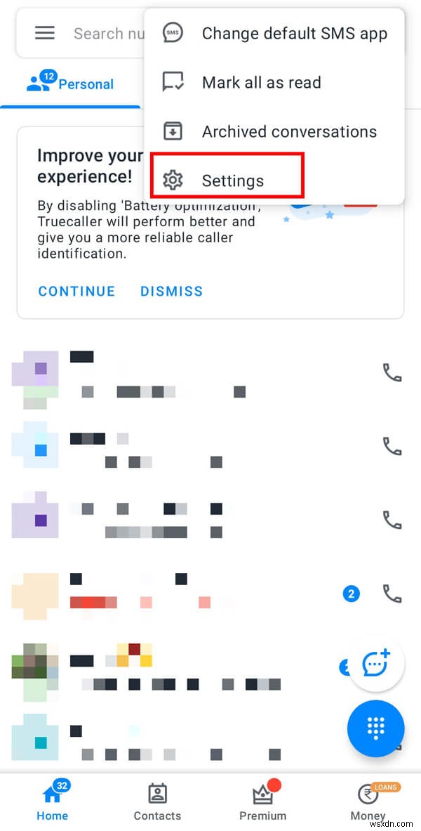 Android Phone で個人番号をブロックする方法