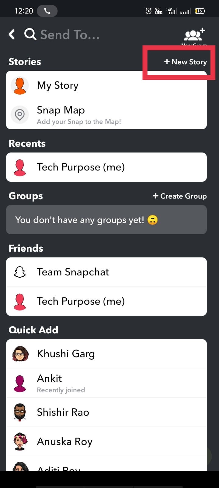 親しい友人のために Snapchat でプライベート ストーリーを作成する方法