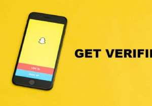 Snapchat で認証を受ける方法