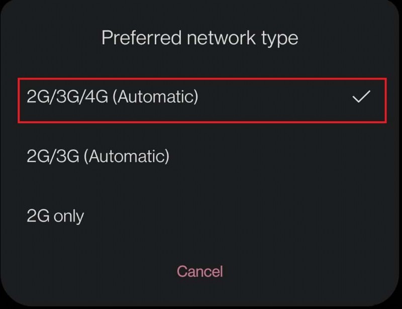 Android で 4G が機能しない問題を解決する 14 の方法