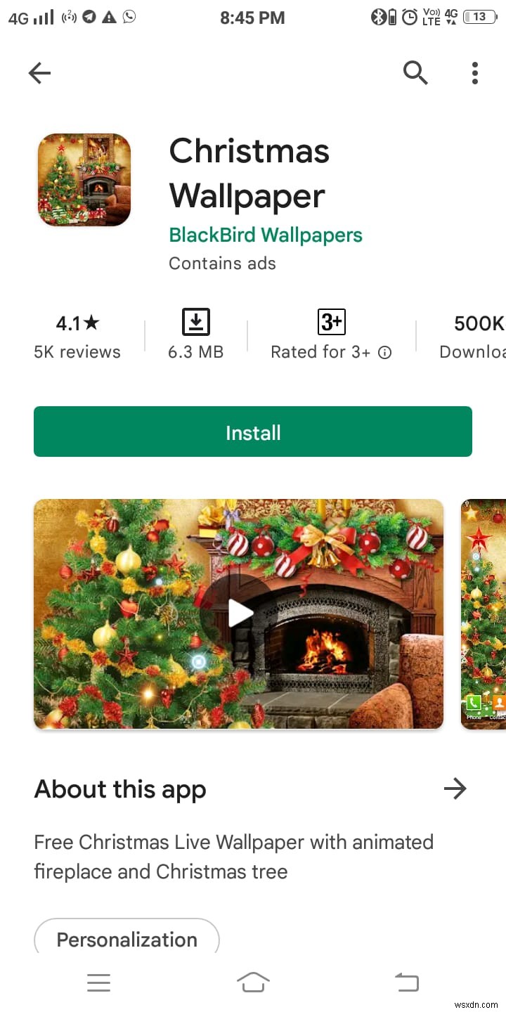 Android 向けの無料クリスマス ライブ壁紙アプリ ベスト 15