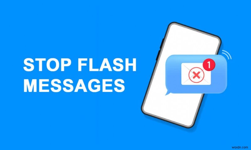 Flash メッセージを停止する方法