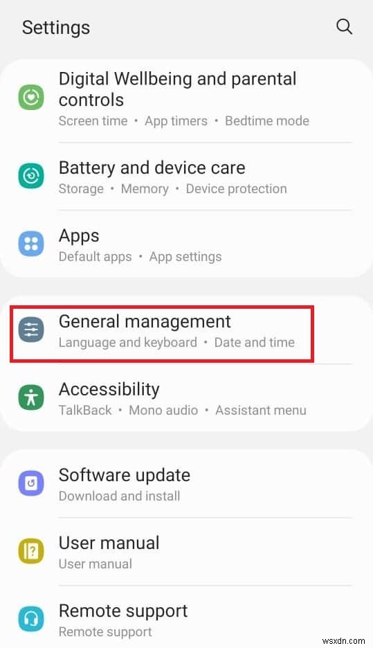 Android Phone の設定メニューを開く方法