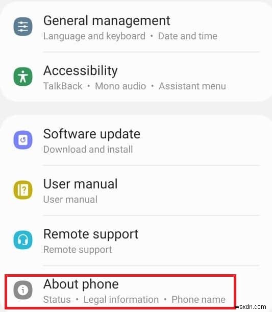 Android Phone の設定メニューを開く方法