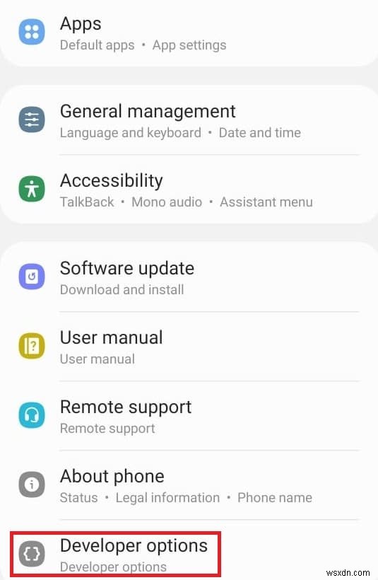 Android Phone の設定メニューを開く方法