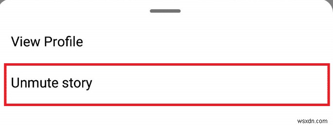 Instagram でストーリーのミュートを解除する方法