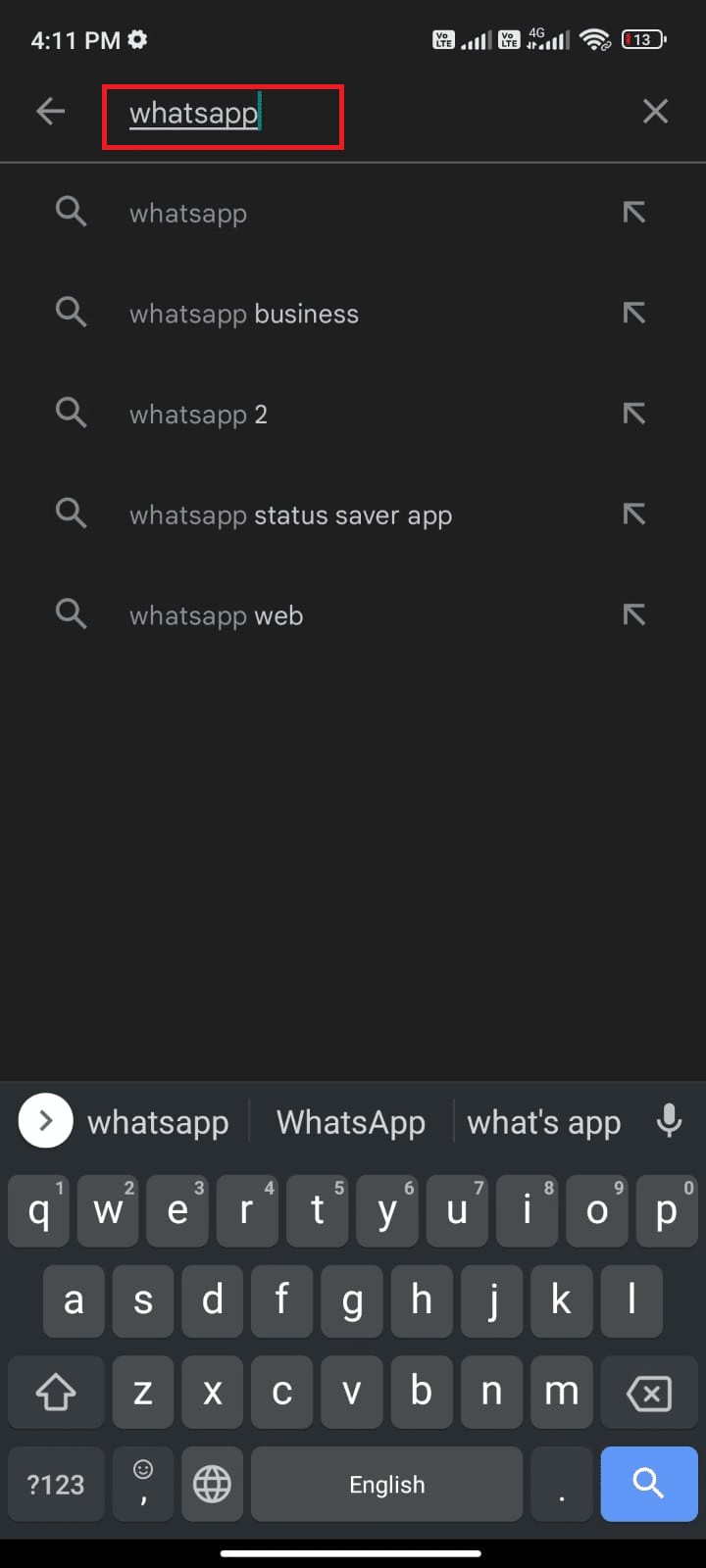 Android で WhatsApp のステータスが表示されない問題を修正
