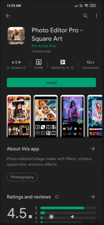 Android 向けベスト フォト コラージュ アプリ 26 個