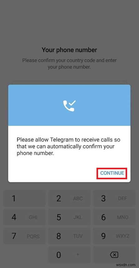 Android で Telegram アカウントを作成する方法